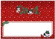 Xmas Dad with Snowmen Matching Large Dl Insert