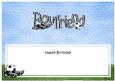 Birthday Boyfriend Football Matching Large Dl Insert