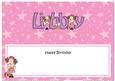 Girlz Birthday Libby Pirates Large Dl Matching Insert