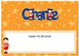 Boyz 7th Birthday Charlie Large Dl Matching Large Dl Insert