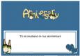 Husband Wedding Anniversary Champagne Large Dl Matching Inse