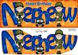 Boyz Birthday Nephew Army Boy Large Dl 3D Decoupage