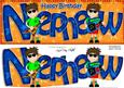 Boyz Birthday Nephew Pop Star Large Dl 3D Decoupage