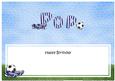Birthday Pop Football Large Dl Matching Insert