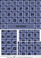 A5 Novelty Fun Computer Keyboard Greetings Pyramage Topper