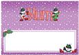 Xmas Mum Snowmen Matching Large Dl Insert