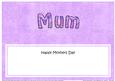 Mothers Day Mum Roses Matching Large Dl Insert