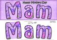 Large Dl Mothers Day Mam Roses Card & 3D Decoupage