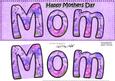 Large Dl Mothers Day Mom Roses Card & 3D Decoupage