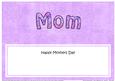 Mothers Day Mom Roses Matching Large Dl Insert
