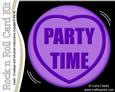 Party Time Sweet Heart Rock N Roll Kit, Envelope and Insert