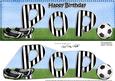Large Dl Birthday Pop Football Card & 3D Decoupage