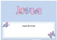 Birthday Joyce Butterflies Large Dl Matching Insert