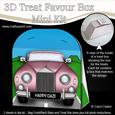 3D Transport Rolls Royce Car Treat or Favour Box Mini Kit