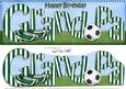 Large Dl Birthday Grandpa Football Card & 3D Decoupage
