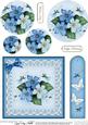 Pretty Viola Quick Card with Circle Pyramage Topper