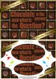 A5 Chocolate Greetings Scallop Corners N Pyramage