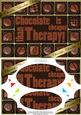 A5 Chocolate Greetings Scallop Corners N Pyramage