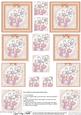 Fluttery Butterfly & Flower Pyramage Sheet