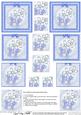 Fluttery Butterfly & Flower Pyramage Sheet