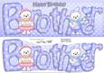 Large Dl Birthday Brother Teddies Quick Card N 3D Decoupage