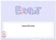 Birthday Brother Teddies Matching Large Dl Insert