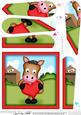 Gi Gi the Horse's Heart Fan Pyramage Topper
