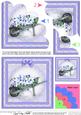 Flower Filled Wheelbarrow Quick Card N Shell Corner Stacker