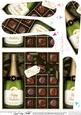 Birthday Champers N Chocs Fan Pyramage Topper