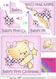 Cute Hunney Bear Rosie has a 1st Christmas Star - Wavy Corner Stacker