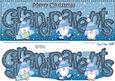 Xmas Large Dl Grandparents Quick Card N 3D Decoupage
