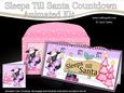 3D Xmas Scottie Dog's Tree Sleeps Till Santa Countdown Card