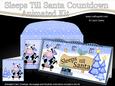 3D Xmas Milly Moo Cow Sleeps Till Santa Countdown Card