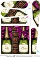 His N Hers Champers N Chocs Fan Pyramage Topper