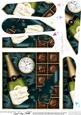 Retirement Champers N Chocs Fan Pyramage Topper