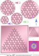 Xmas Snowflake Tree Circle Pyramage Topper