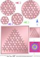 Xmas Snowflake Tree Circle Pyramage Topper