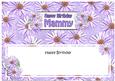 Birthday Mammy Daisies Floral Large Dl Matching Insert