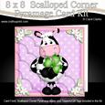 8 x 8 Milly Moo Cow's Good Luck Clover Scalloped Corner Kit