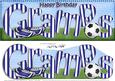 Large Dl Birthday Gramps Football Card & 3D Decoupage