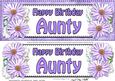 Large Dl Birthday Aunty Daisies Floral 3D Decoupage