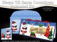 3D Xmas Teddy Tess Sleeps Till Santa Countdown Card