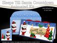 3D Xmas Teddy Ed Sleeps Till Santa Countdown Card