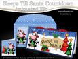3D Xmas Milly Moo Cow Sleeps Till Santa Countdown Card