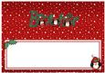 Xmas Brother with Penguins Matching Large Dl Insert