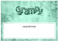 Birthday Grampy Clocks Matching Large Dl Insert