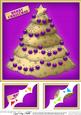 8 x 8 Christmas Tree Scalloped Corner Topper