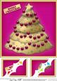 8 x 8 Christmas Tree Scalloped Corner Topper