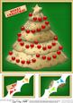 8 x 8 Christmas Tree Scalloped Corner Topper
