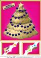8 x 8 Christmas Tree Scalloped Corner Topper